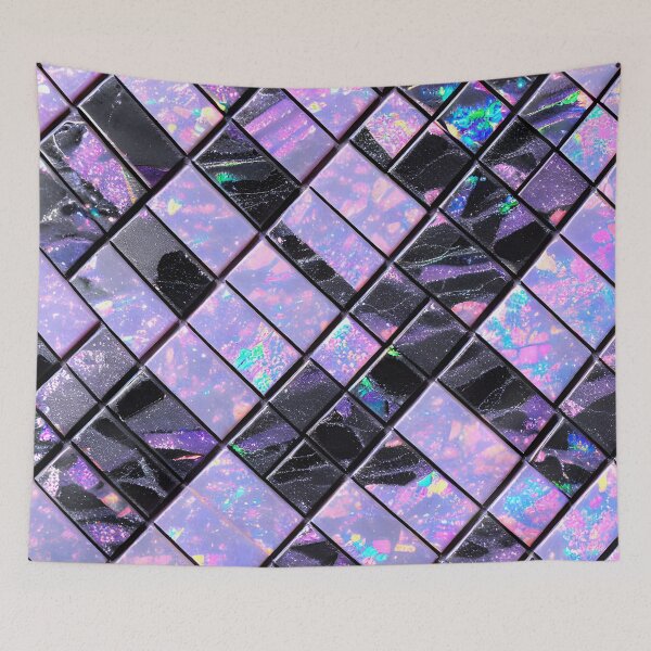 Item preview, Tiles Marble Iridescent Galaxys 02 designed and sold by jumpercat.