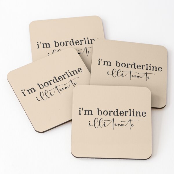 Item preview, i'm borderline illiterate designed and sold by retro10.