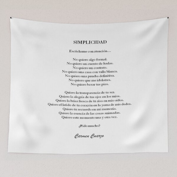 Item preview, Simplicity (white background) designed and sold by carmencuarzo.