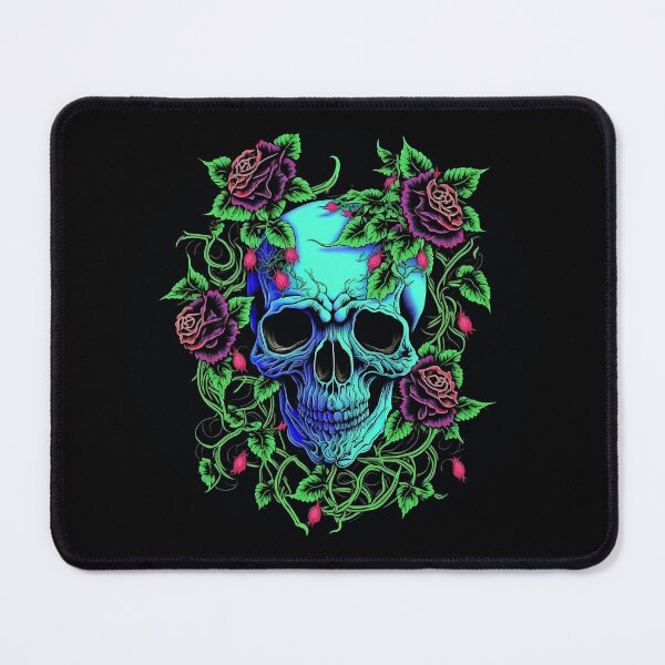 Item preview, Skull and Roses designed and sold by GummywormDesign.