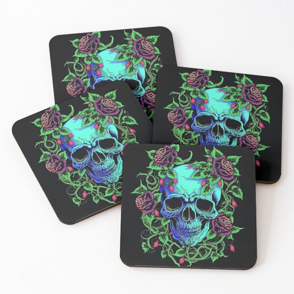 Item preview, Skull and Roses designed and sold by GummywormDesign.