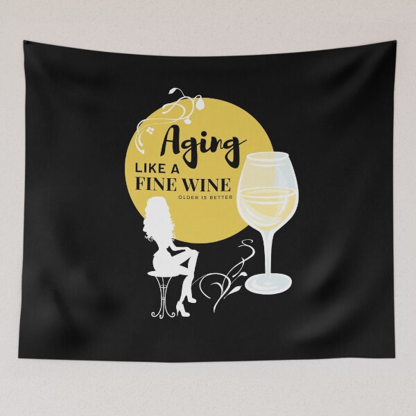 Item preview, Aging like a fine wine designed and sold by Marti t-shirts.