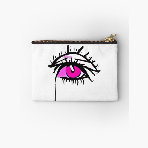 Item preview, weeping pink anime eye black ink graffiti style designed and sold by UncleLanny.