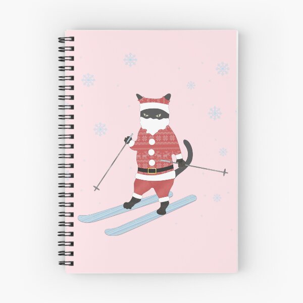 Item preview, Black cat skier designed and sold by edo-neko.