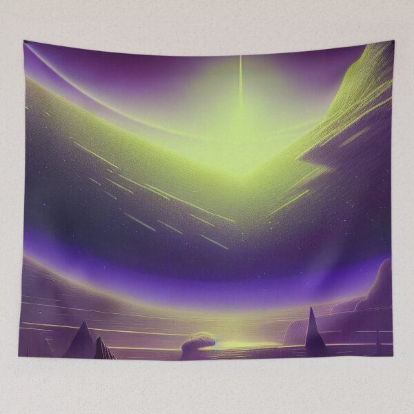 Item preview, Abstract Scene Of Mountains, Magical Scenery Nature designed and sold by NatureFood.