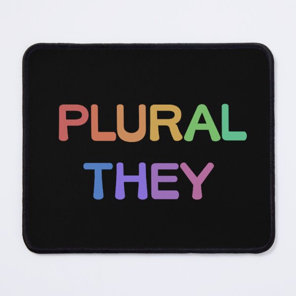 Item preview, Pastel Rainbow Plural They (Weighted Vertical) designed and sold by Collective Tey.