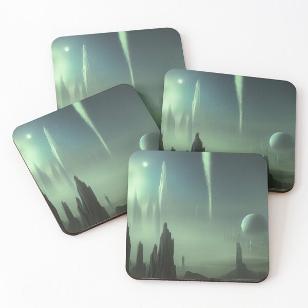 Item preview, Abstract Scene Of Mountains, Magical Scenery Nature designed and sold by NatureFood.