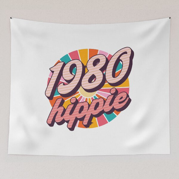 Item preview, 1980 Hippie - Born In 1980 - Christmas Gift For Hippies designed and sold by AlanPhotoArt.