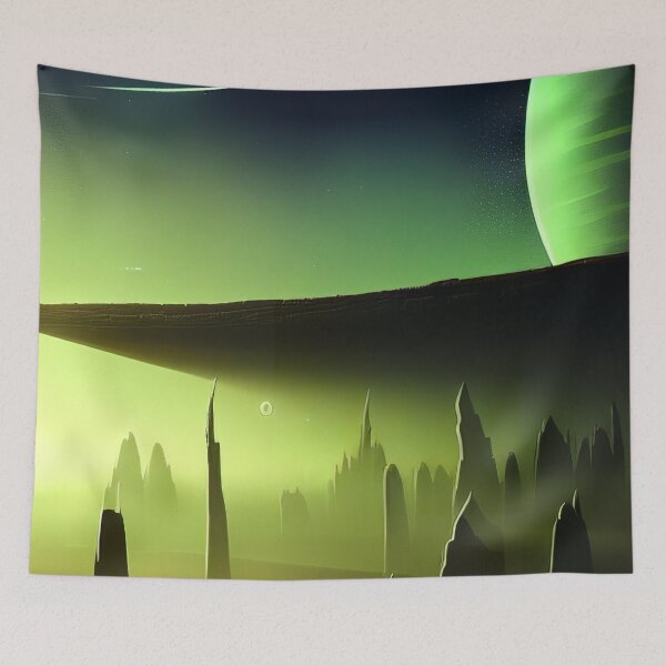 Item preview, Abstract Scene Of Mountains, Magical Scenery Nature designed and sold by NatureFood.