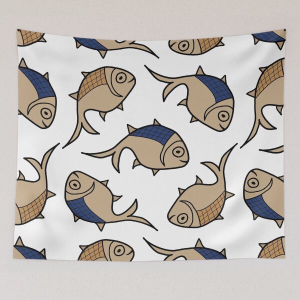 Item preview, Persian Qajar fishes - Persian (iranian) design designed and sold by Persian Pride Official.
