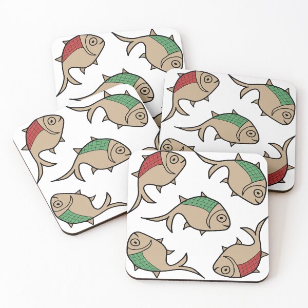 Item preview, Persian Qajar fishes - Persian (iranian) design designed and sold by Persian Pride Official.