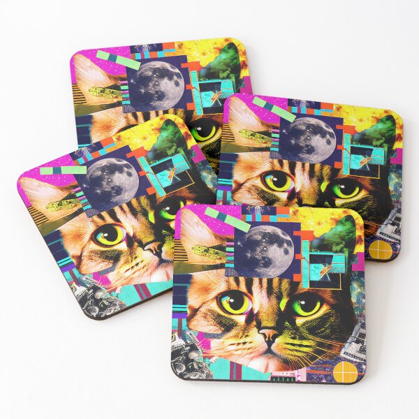 Item preview, Patchwork Spacecat designed and sold by COYN.