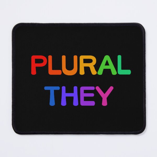 Item preview, Vivid Rainbow Plural They (Weighted Vertical) designed and sold by Collective Tey.