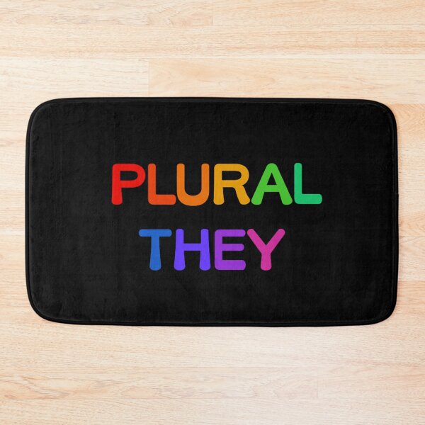 Item preview, Vivid Rainbow Plural They (Weighted Vertical) designed and sold by Collective Tey.
