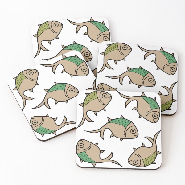 Item preview, Persian Qajar fishes - Persian (iranian) design designed and sold by Persian Pride Official.