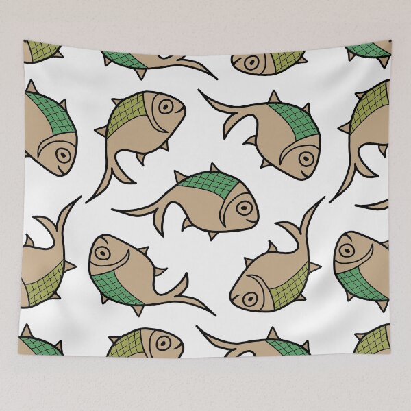 Item preview, Persian Qajar fishes - Persian (iranian) design designed and sold by Persian Pride Official.