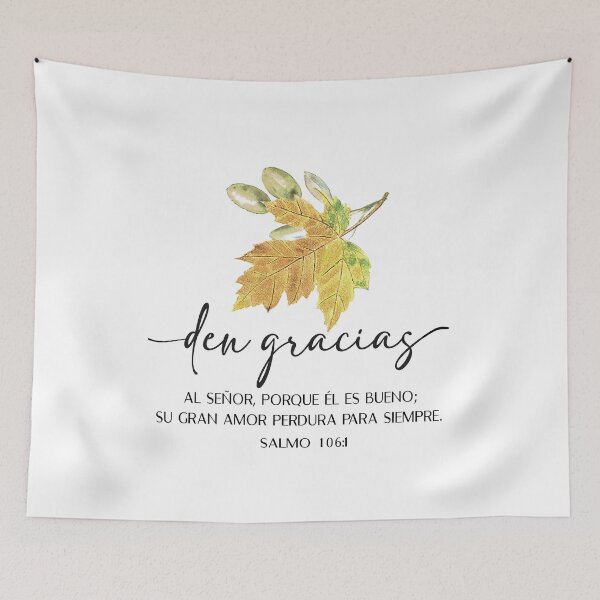 Item preview, Salmo 106:1, Spanish Bible Verse designed and sold by latiendadearyam.