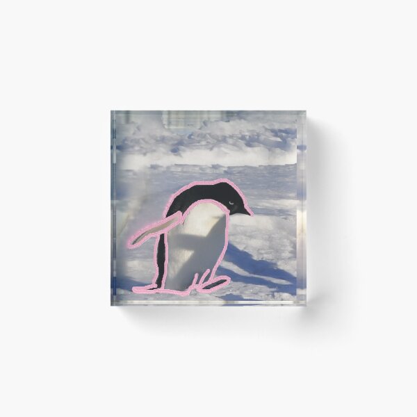 Item preview, A Lone Penguin Waddles on Ice designed and sold by Cowboy Folly.