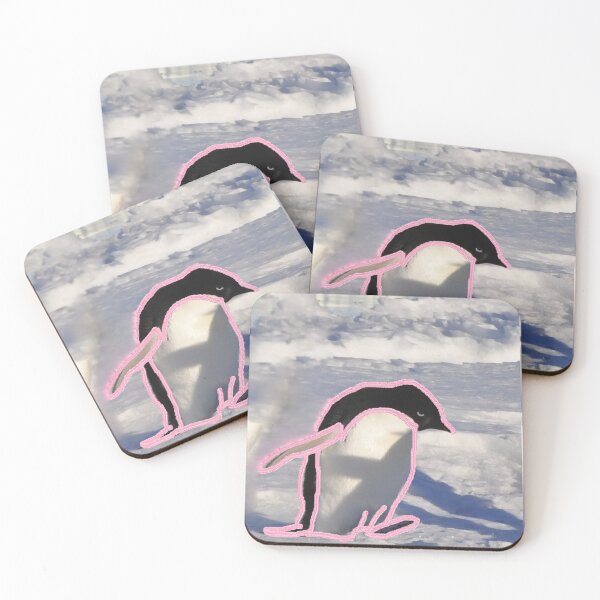 Item preview, A Lone Penguin Waddles on Ice designed and sold by Cowboy Folly.