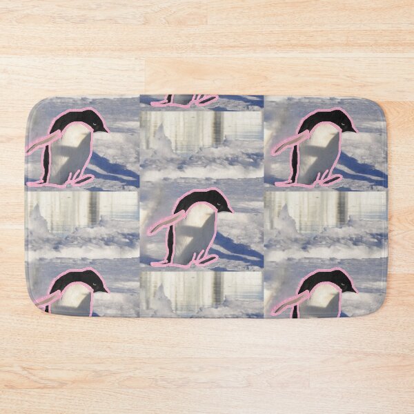 Item preview, A Lone Penguin Waddles on Ice designed and sold by Cowboy Folly.