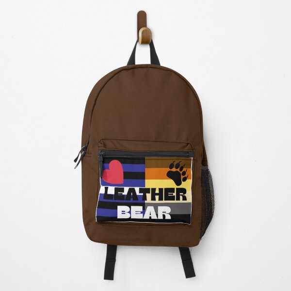 Item preview, WOOFZ® Leather Bear Pride Flag with Leather Bear designed and sold by woofz.