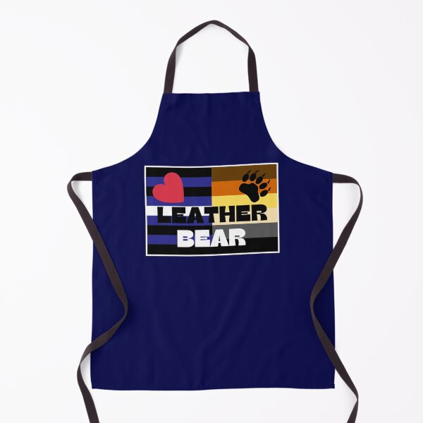 Item preview, WOOFZ® Leather Bear Pride Flag with Leather Bear designed and sold by woofz.