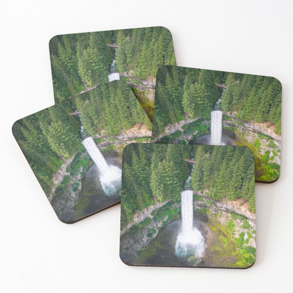 Item preview, Looking Down on Waterfall Cascading Over Canyon Edge designed and sold by Open Range Studios.