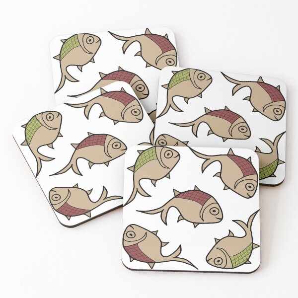Item preview, Persian Qajar fishes - Persian (iranian) design designed and sold by Persian Pride Official.
