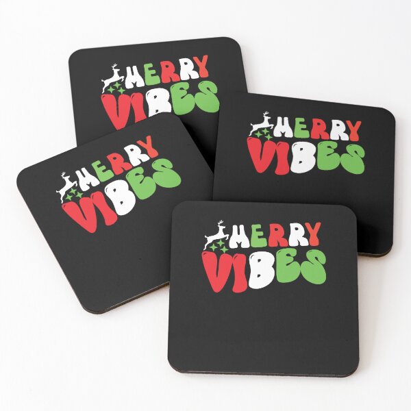 Item preview, Merry Vibes Funny Christmas Cool Retro Aesthetic Deer Lover designed and sold by SharpThreadZ.