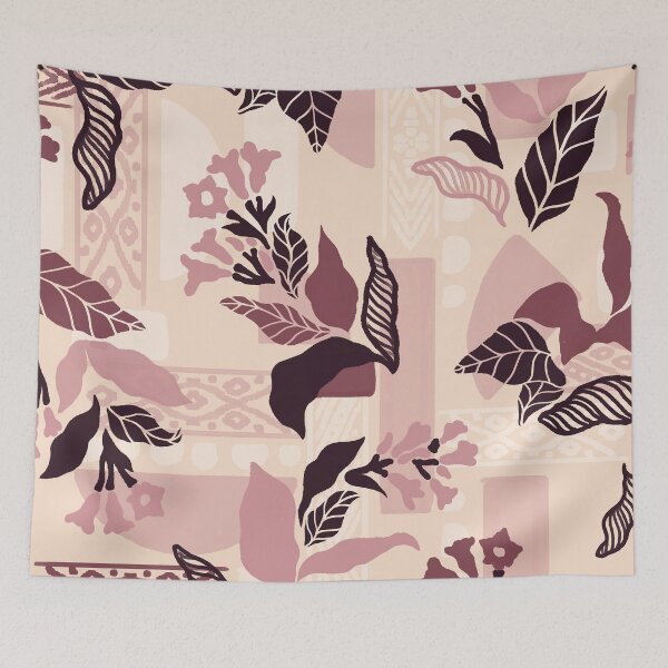 Item preview, Pink Solid Shapes and Flowers designed and sold by Carolina Diaz.