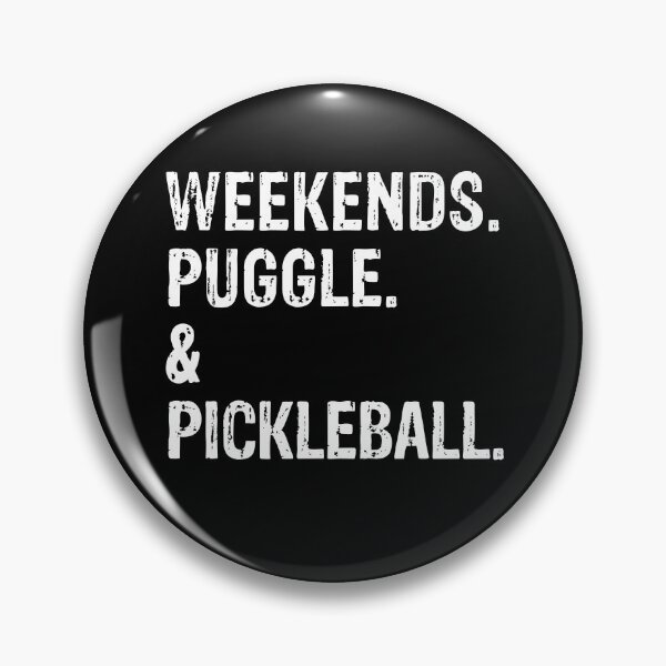 Item preview, Weekends Puggle and Pickleball Funny Dog Gift  designed and sold by Guarddogdrive.