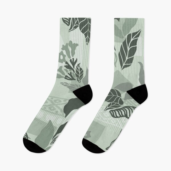 Item preview, Sage Green Solid Shapes and Flowers designed and sold by Carolina Diaz.