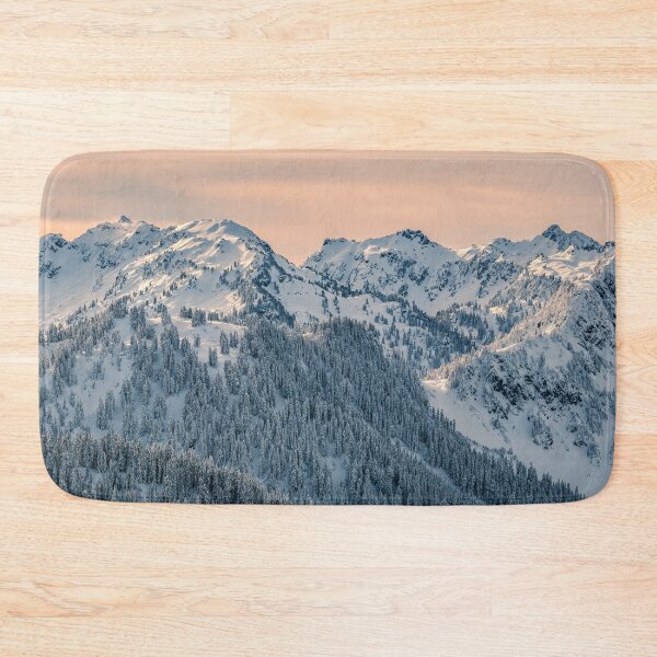 Item preview, Winter Sunset on Snow Covered Peaks Panorama designed and sold by Open Range Studios.