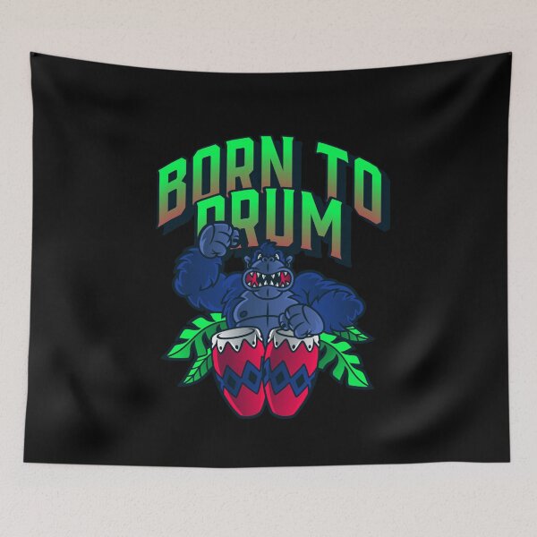 Item preview,   Born To Drum  designed and sold by Studioapartment.