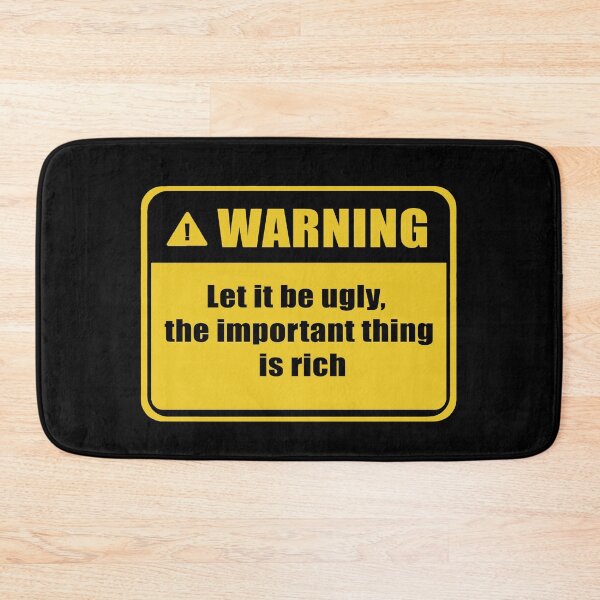 Item preview, Warning Let It Be Ugly designed and sold by rubbytipsy.