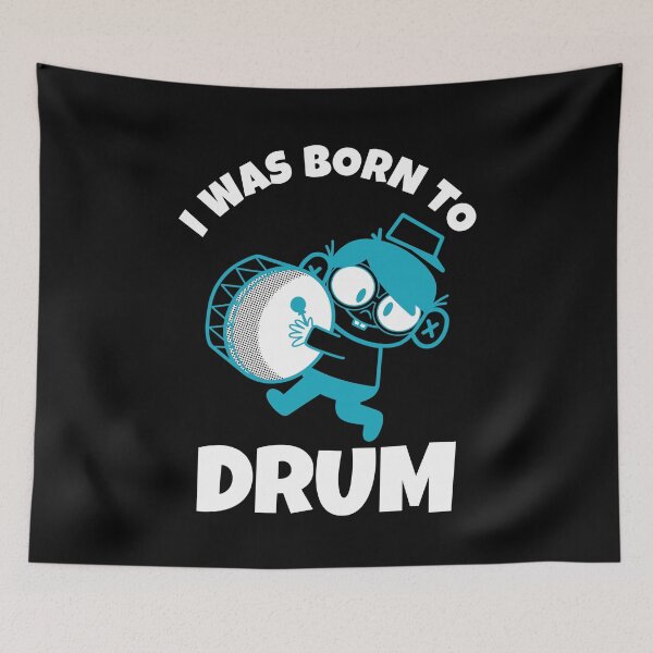 Item preview,  Born To Drum  designed and sold by Studioapartment.