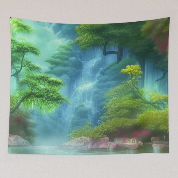Item preview, Green Landscape with trees, Sceney Nature designed and sold by NatureFood.