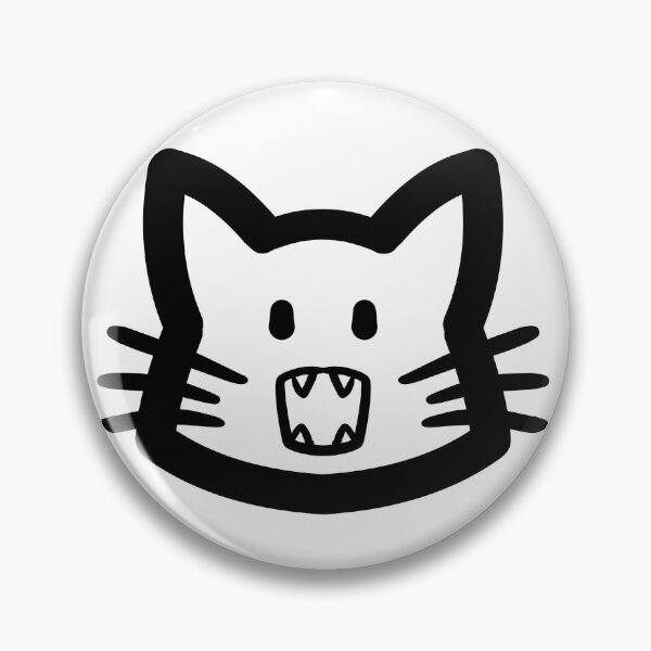 Item preview, Nom Nya Simple Cat Head designed and sold by kotastrophe.