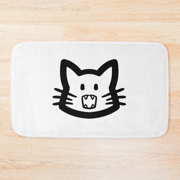 Item preview, Nom Nya Simple Cat Head designed and sold by kotastrophe.