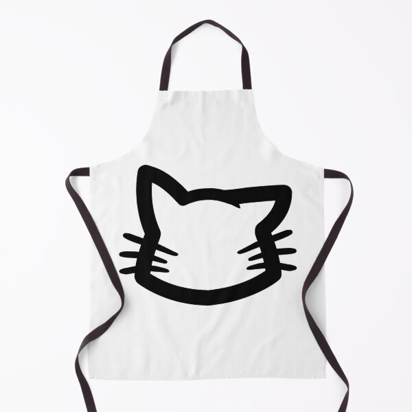 Item preview, One Ear Nya Simple Cat Head designed and sold by kotastrophe.