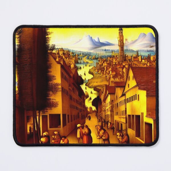 Item preview, city scene in the style Leonardo Da Vinci designed and sold by David-Howells.