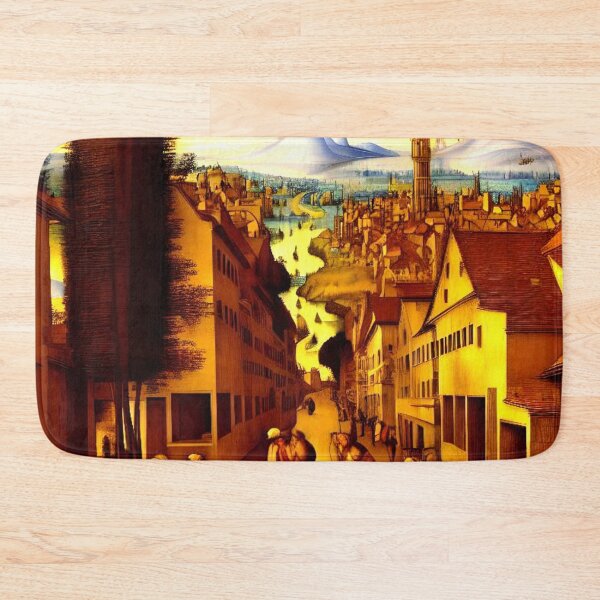 Item preview, city scene in the style Leonardo Da Vinci designed and sold by David-Howells.