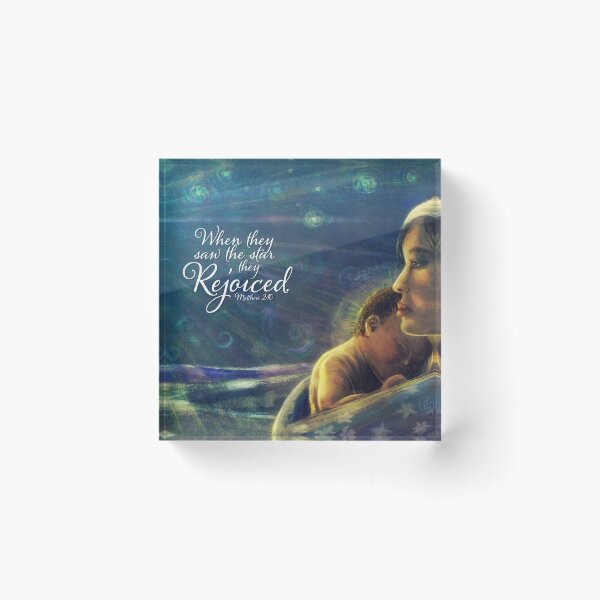 Item preview, Mary & Jesus | Star of Bethlehem | Matthew 2:10 designed and sold by thaneydesign.