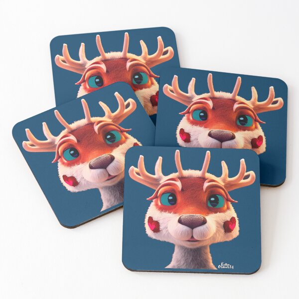 Item preview, Cute Christmas Reindeer designed and sold by extraordinar-ia.