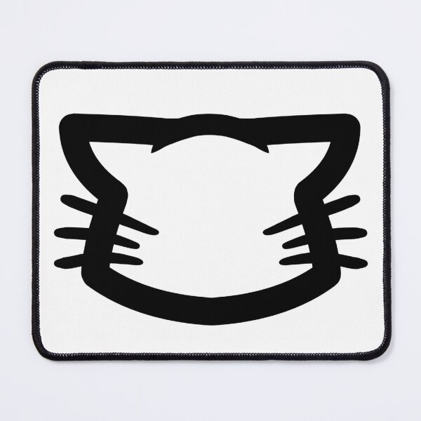 Item preview, Blank Annoyed Nya Simple Cat Head designed and sold by kotastrophe.