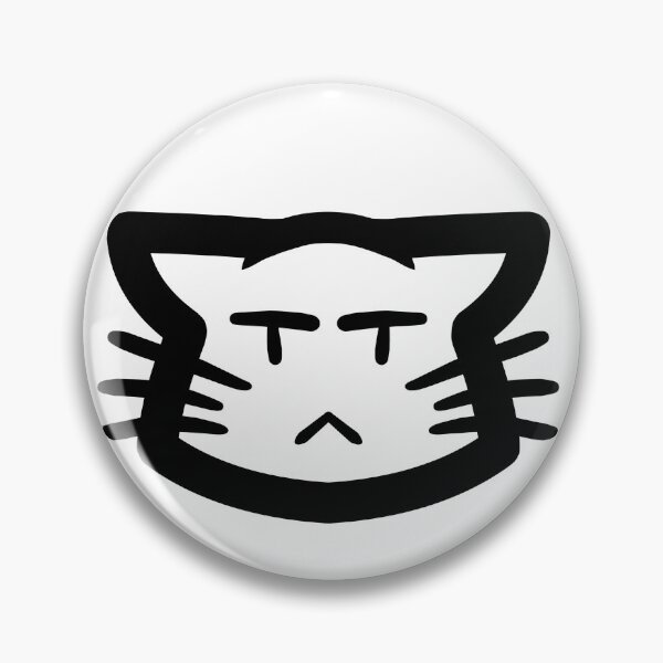 Item preview,  Annoyed Nya Simple Cat Head designed and sold by kotastrophe.