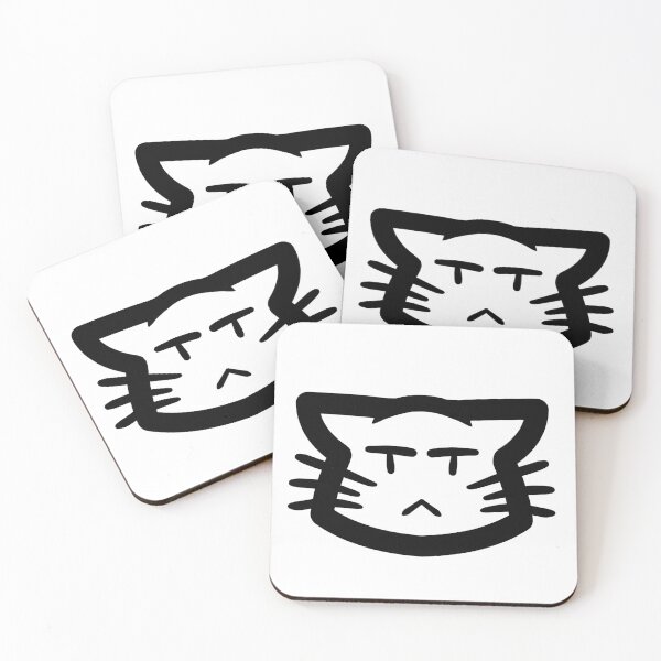 Item preview,  Annoyed Nya Simple Cat Head designed and sold by kotastrophe.