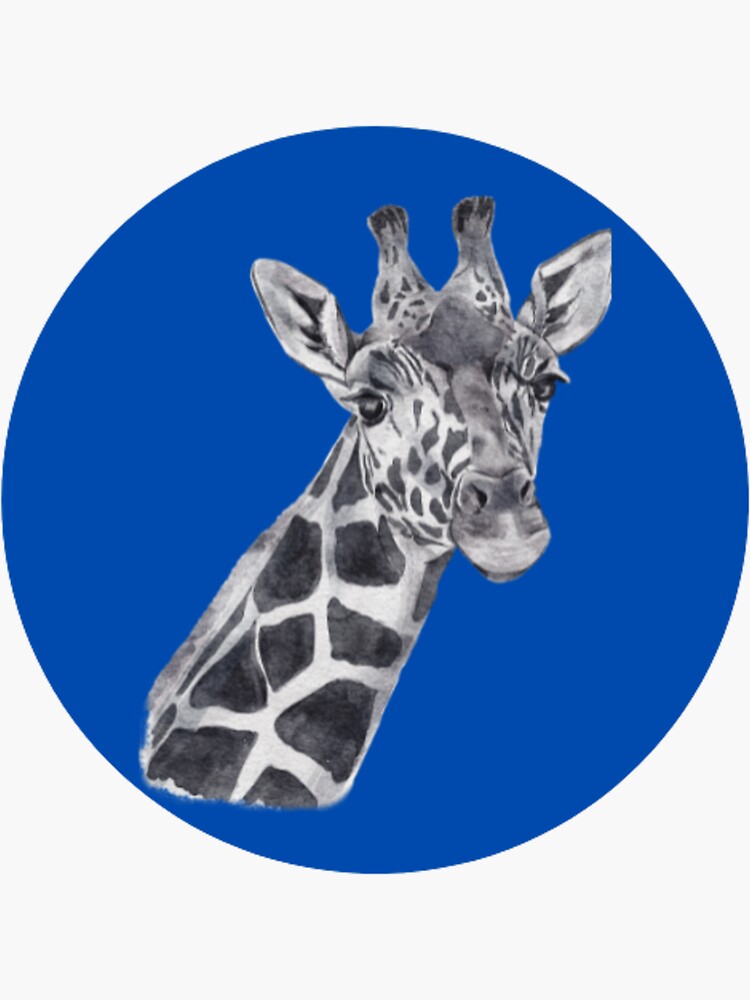 Giraffe Sticker For Sale By 3skart Redbubble 0607