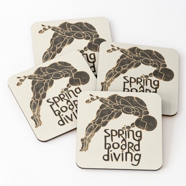 Item preview, Diving Vintage Style, Springboard Diving designed and sold by danceink.