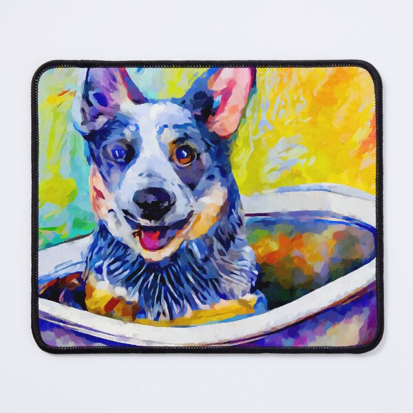 Item preview, Blue Heeler Bathtime designed and sold by ChrisButler.